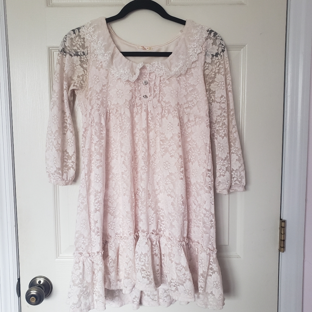 Colza Japanese Larme Hime Gyaru Dress Pink 4 6